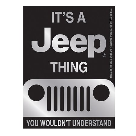 OPEN ROAD BRANDS Open Road Brands It's a Jeep Thing Magnet Embossed Tin 90159618